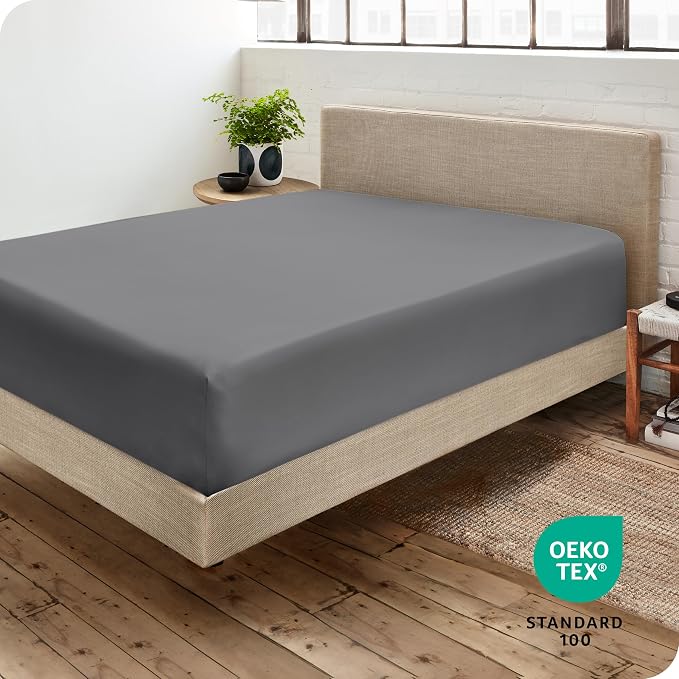 Bare Home Fitted Bottom Sheet Twin Size - Image 4