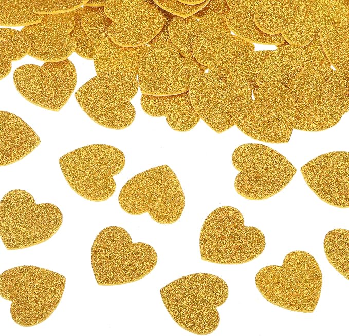 MECCANIXITY 180Pcs Glitter Foam Stickers 1 Inch Self-Adhesive Sparkly by MECCANIXITY