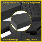 DECOHS 4 PCS Pick Apart Foam Insert- 2 Size Pick and Pluck Foam- Pluck Pre Cube - Image 3
