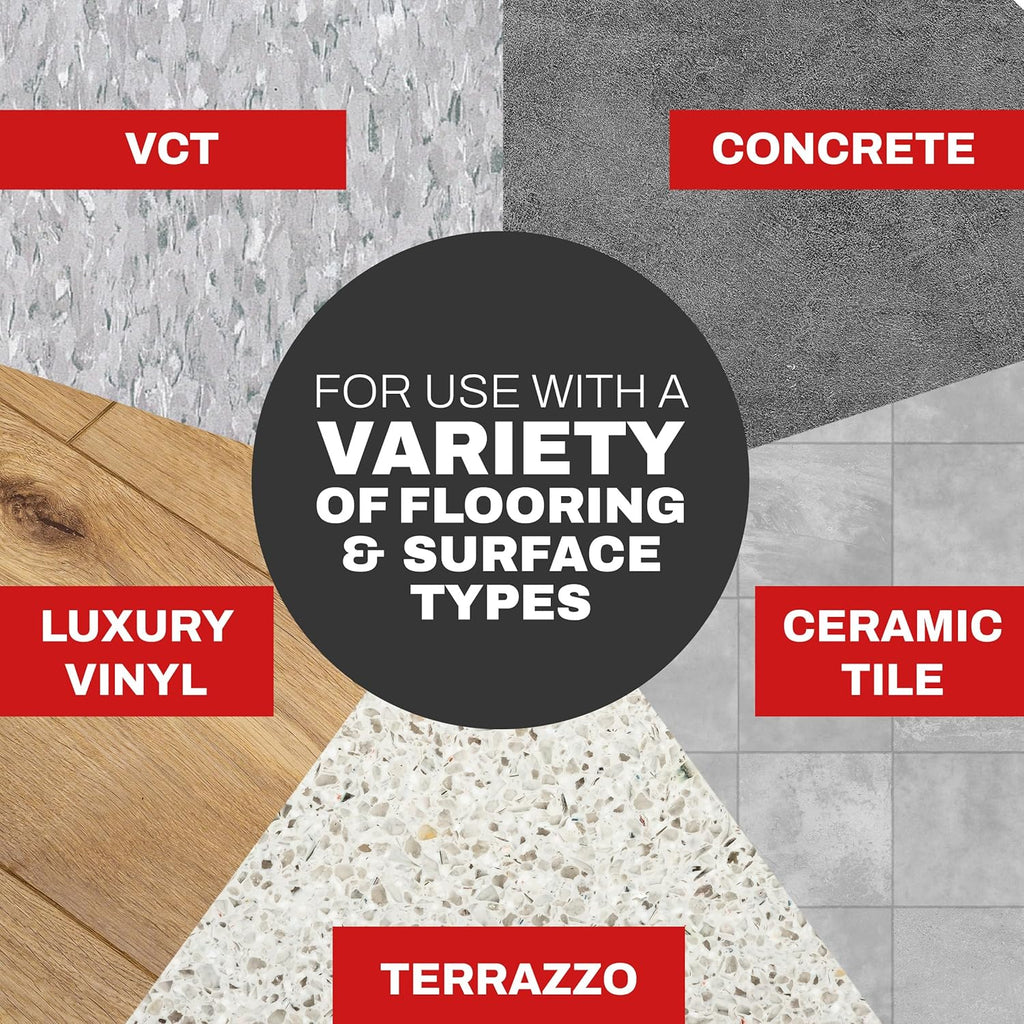 SC Johnson Professional Heavy Duty Neutral pH Floor and Surface Cleaner, Floor Cleaner Concentrate, 32 fl. oz. Bottle, Case of 6, for Professional Use Only