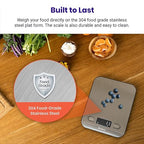 Etekcity Food Nutrition Scale, Digital Grams and Ounces, Large | Kitchen scale - Image 9