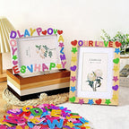 Foam Letter Stickers, 7 Sheets 3D Glitter Alphabet Stickers - Image 7