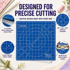 The Quilted Bear Rotating Cutting Mat 18" x 18" - Image 3