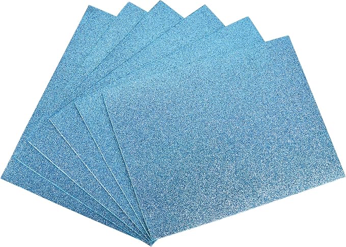 uxcell Blue Shiny EVA Foam Sheets 11 x 8 Inch 2mm Thick by uxcell