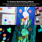 AUREUO Glow in the Dark Acrylic Paint - Image 9