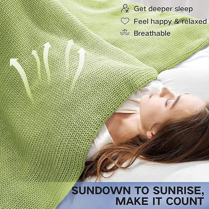 Guohaoi Knitted Weighted Blanket - Image 7