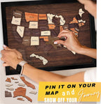 flinelife USA Travel Map, Wooden USA Map Puzzle - Image 3