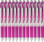 Pentel EnerGel RTX Retractable Liquid Gel Ink Pen, Medium line, Magenta Ink by PentelofAmerica