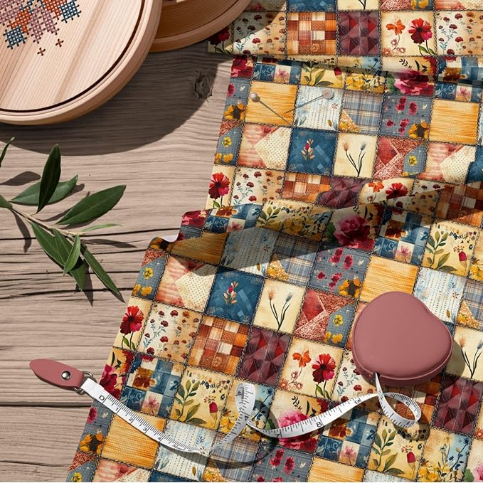 100% Cotton Fabric by the Yard – Turkish Quality Quilting & Sewing Fabric - Image 9