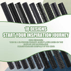Texture Roller Set, containing 7 Types of Pattern Patterns, Suitable - Image 5