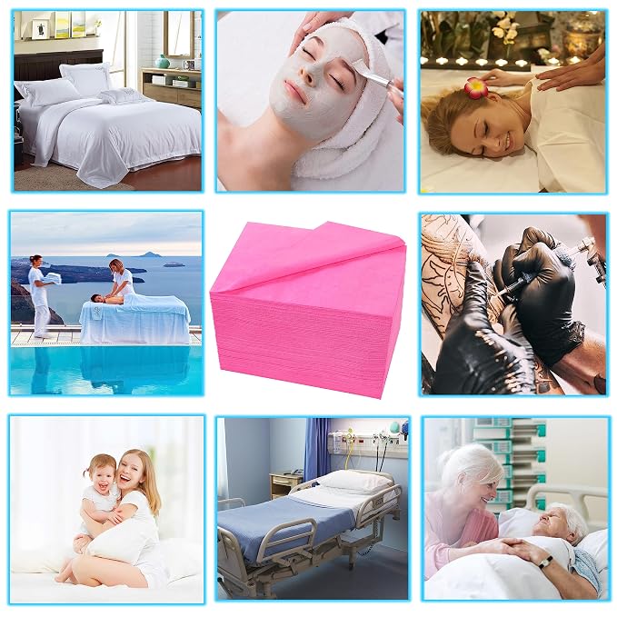 Disposable Bed Sheets 100 Pcs 31" x 71" Massage Table Sheets Non Woven Fabric - Image 6