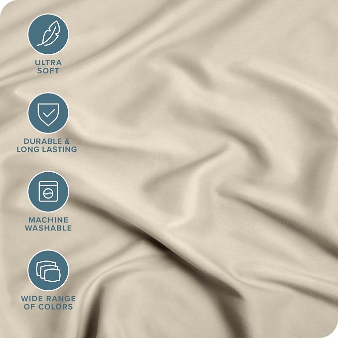 Bare Home 5-Pack Fitted Bottom Sheets Twin - Image 2
