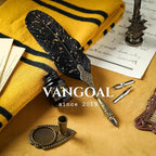 VANGOAL Vintage Black Feather Pen and Ink Set, Classic Series Goose Quill - Image 3