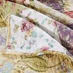 Greenland Home Blooming Prairie Quilted Patchwork Throw - Image 4