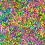 Generic Snake Skin HOLOGRAM 4-Way STRETCH Nylon-Spandex Foil Fabric 58/60"" Wide - Image 2