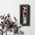 Freezing point Shadow Box Frame 5x12.5 Shadow Box Pin Display Case Cabinet - Image 7