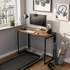alawooder 31.5" Folding Desk: No Assembly, Wood Top - Image 4
