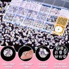 Zefy 2000+ Pcs Crystal Glass Beads - Image 6