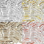 Hicarer 80 Pieces Word Charms Pendants Engraved Motivational Charms Pendants by Hicarer