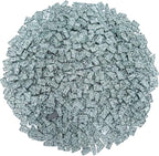 LITMIND 1.1LB Silver Textured Irregular Glass Mosaic Tiles - Image 4