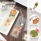 Fuyoooo 376 Pcs Pressed Flowers Bookmark Making Kit, DIY Bookmark Laminating - Image 3