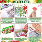 Trandraft 13 Pcs Animal Interchangeable Seasonal Diamond Art Kits - Image 4