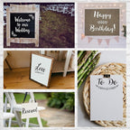 Boutique Calligraphy Stencil Template Kit | 45 Reusable Pieces | Lettering Upper - Image 5