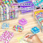 Bead Organizer Box 58 Pcs, 3-Tier Stackable Storage Box, and 3 Different - Image 4