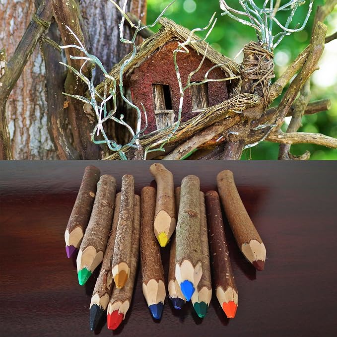 20 Pcs Natural Driftwood Pieces 5.91" Length 0.2-0.8" Thick - Image 4