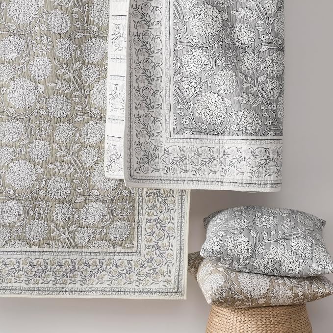 Levtex Home Adare Taupe Reversible King/Cal King Quilt Set and 2 Pillow Shams - Image 7