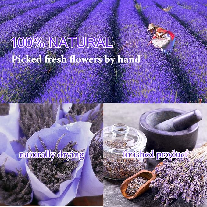 9 Bags Dried Flowers, 100% Natural Dried Flowers Herbs Kit - Image 3