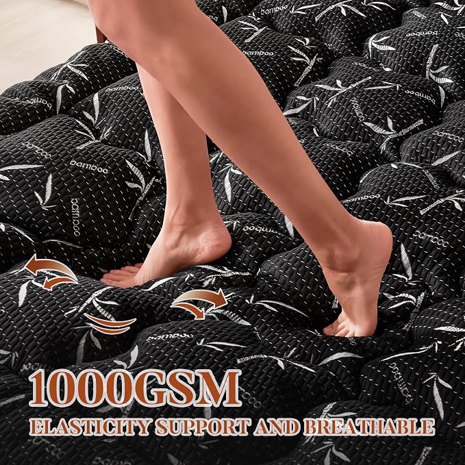 PRIMESOFT 100% Waterproof King Size Mattress Topper, Thick Pillow Top Mattress - Image 6