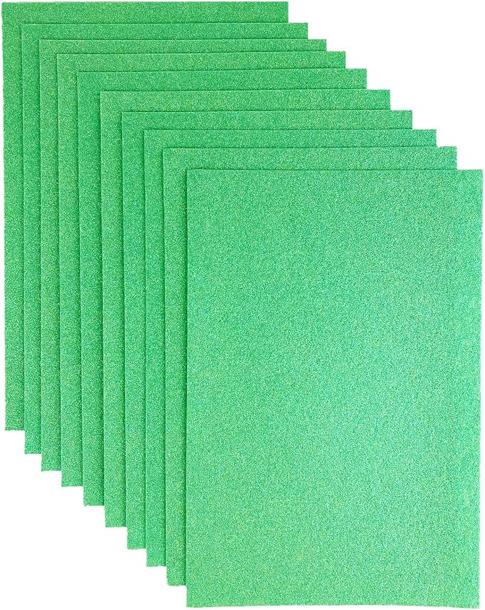 Jtnohx Glitter Felt Fabric, 8 x12 inches Felt Square by Jtnohx