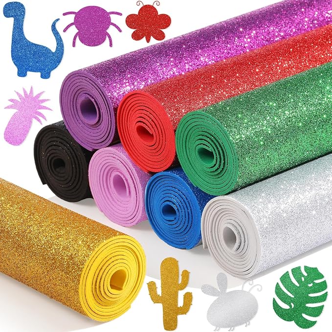 Fainne 8 Pcs Craft Foam Sheet Roll by Fainne