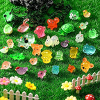 64PCS Luminous Mini Resin Animals Bulk, 64 Styles Glow in The Dark Tiny Little - Image 5