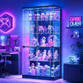 Glass Display Cabinet with RGB Lights by LVifurSmartFurniture