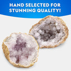 National Geographic Jumbo Geodes Kit – Break Open 2 Large Geodes - Image 5
