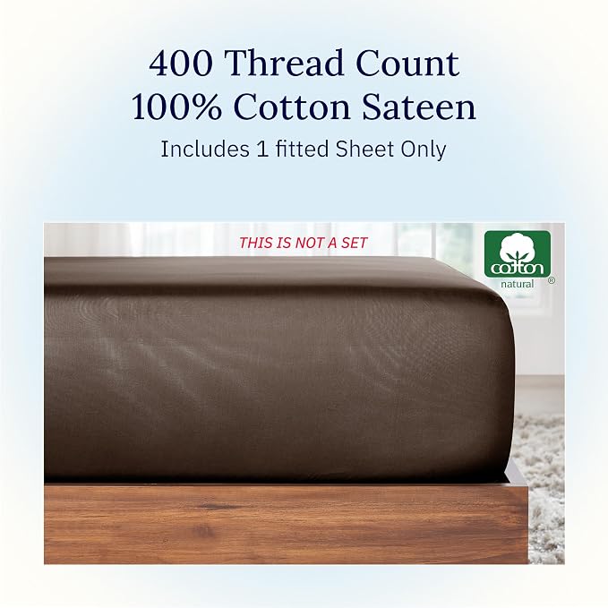 California Design Den Fitted Sheet Queen Size Only - Image 4