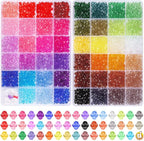 XSEINO 3760 Pieces 6mm Crystal Beads by XSEINOiscreating%EF%BC%81