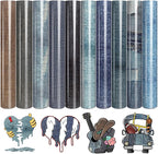 Tintnut Denim Pattern Heat Transfer Vinyl, easy cut & weed, stretch washable by Tintnut
