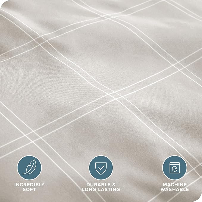 Bare Home Bedding Duvet Cover Queen Size - Image 3