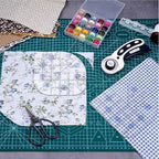 Kigley 2 Pcs Curved Corner Cutter Quilt Ruler Acrylic Sewing Patchwork Template - Image 6