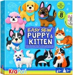 KRAFUN Puppy & Kitten Sewing Kit by FunCreativeArtsCraftKits