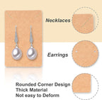 Earring Display Cards with 100 Pcs Earring Holder Cards 200 Pcs Earring Backs - Image 6