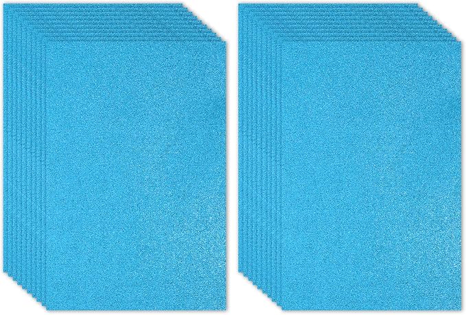 PATIKIL 20 Sheets 2mm Glitter Foam Sheet by PATIKIL