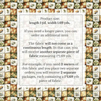 100% Cotton Fabric by the Yard – Turkish Quality Quilting & Sewing Fabric - Image 4