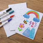 Mr. Pen- Blank Puzzle, 10 Pack, 12 Pieces/Pack, 5.5" x 8.1" | Blank Puzzles to - Image 7