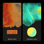ARTISTRO 18 Metallic Color Watercolor Paint Set - Image 4
