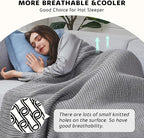 L'AGRATY Knitted Weighted Blanket - Image 4