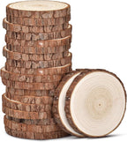 LESUMI Wood Slices with Bark, DIY Craft Supplies by LESUMI
